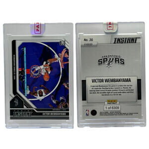 2023-24  Panini Instant NBA #36 Victor  Wembanyama  /6309  Spurs Rookie  (RC)